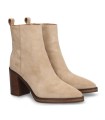 BOTÍN DE TACÓN EN PIEL DE SERRAJE BEIGE ALPE CORDA 5221-1122