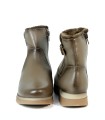 BOTINES DE PIEL PARA MUJER CON CREMALLERA APLAUSO 222061 TAUPE