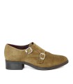 ZAPATOS DE SERRAJE CON HEBILLAS DE MUJER APLAUSO TEKA 36312 CAMEL