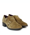 ZAPATOS DE SERRAJE CON HEBILLAS DE MUJER APLAUSO TEKA 36312 CAMEL