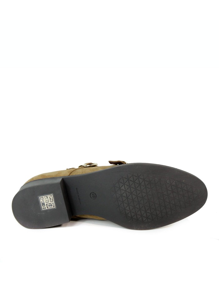 ZAPATOS DE SERRAJE CON HEBILLAS DE MUJER APLAUSO TEKA 36312 CAMEL