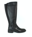 BOTA DE MONTAR EN PIEL NEGRA PARA MUJER APLAUSO 01