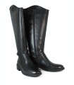 BOTA DE MONTAR CAÑA ALTA NEGRA DE PIEL APLAUSO 02