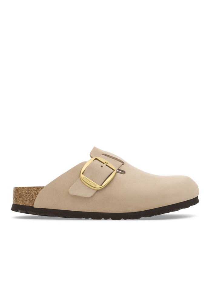 ZUECOS BIRKENSTOCK BOSTON BIG BUCKLE BEIGE 1028052
