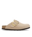 ZUECOS BIRKENSTOCK BOSTON BIG BUCKLE BEIGE 1028052