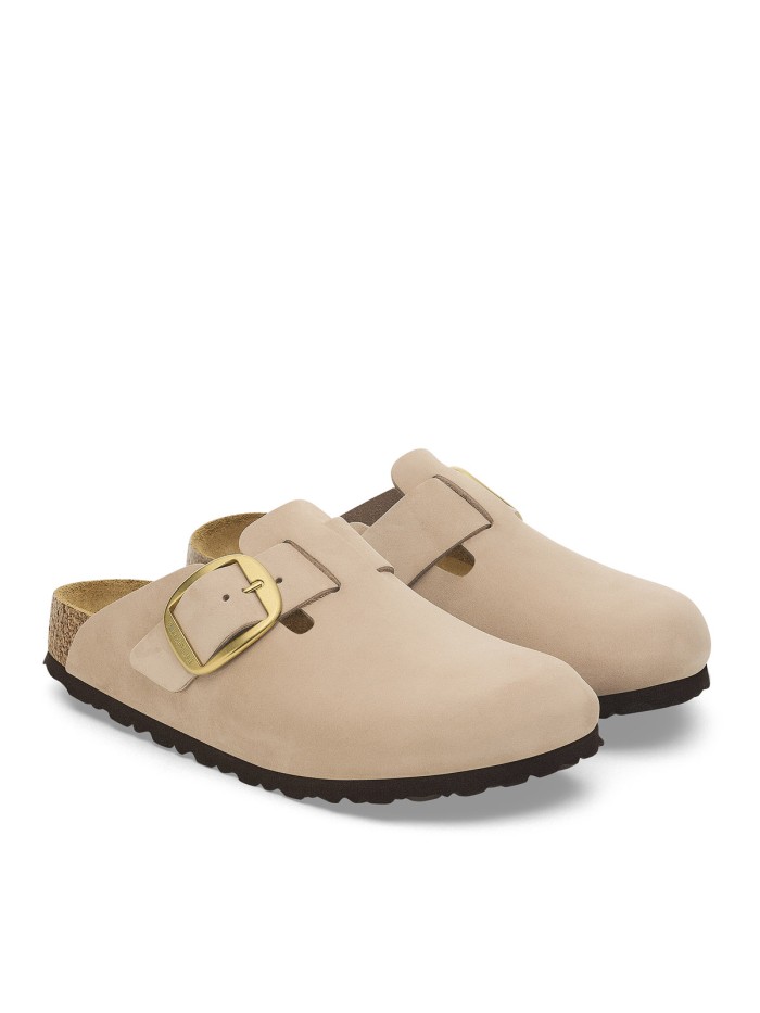 ZUECOS BIRKENSTOCK BOSTON BIG BUCKLE BEIGE 1028052