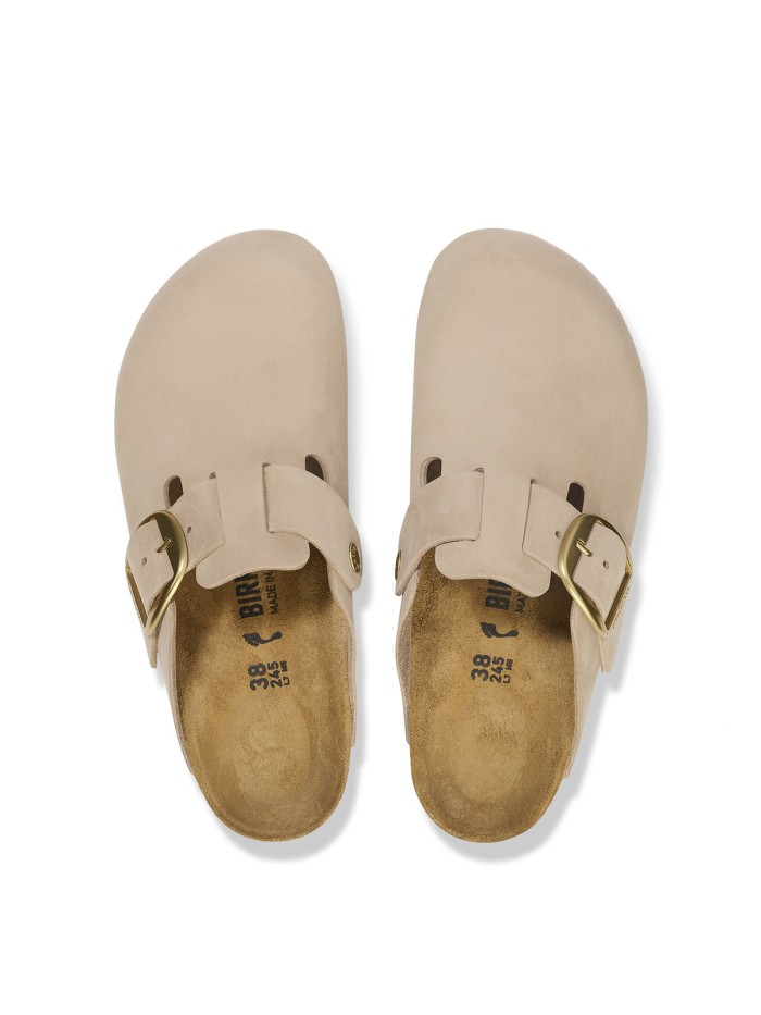 ZUECOS BIRKENSTOCK BOSTON BIG BUCKLE BEIGE 1028052