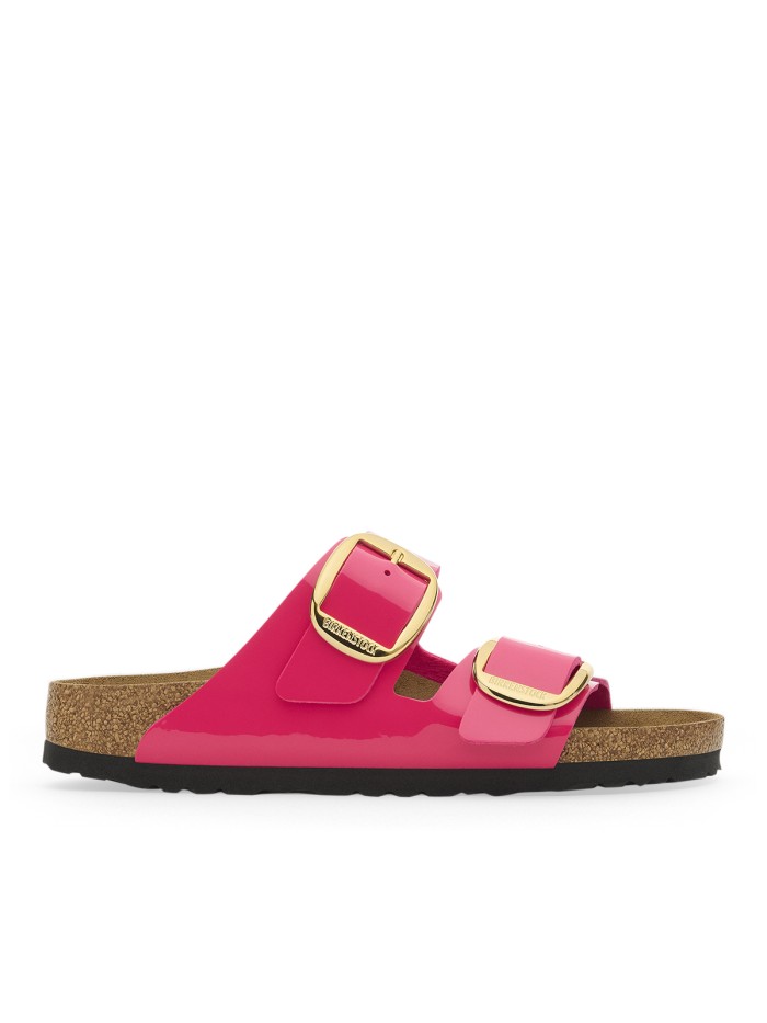 SANDALIAS DE MUJER BIRKENSTOCK ARIZONA FUXIA Big Buckle Birko-Flor esmaltado
