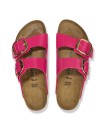 SANDALIAS DE MUJER BIRKENSTOCK ARIZONA FUXIA Big Buckle Birko-Flor esmaltado