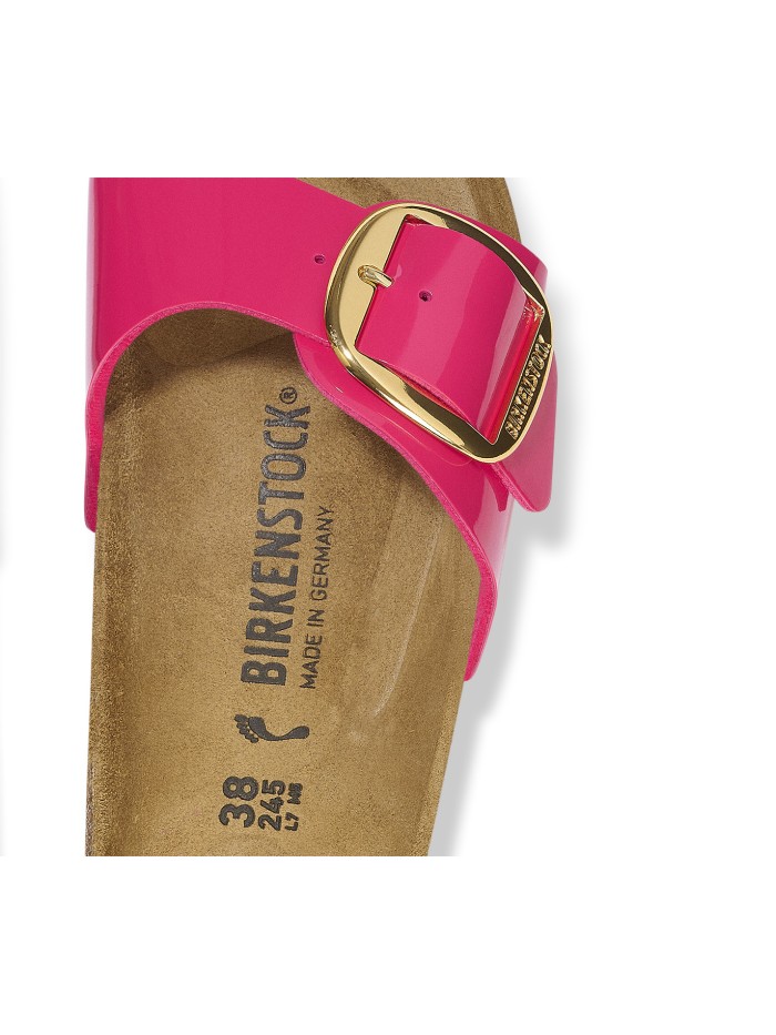 SANDALIAS DE MUJER BIRKENSTOCK MADRID BIG BUCKLE FUXIA BB BF PATENT 1027854