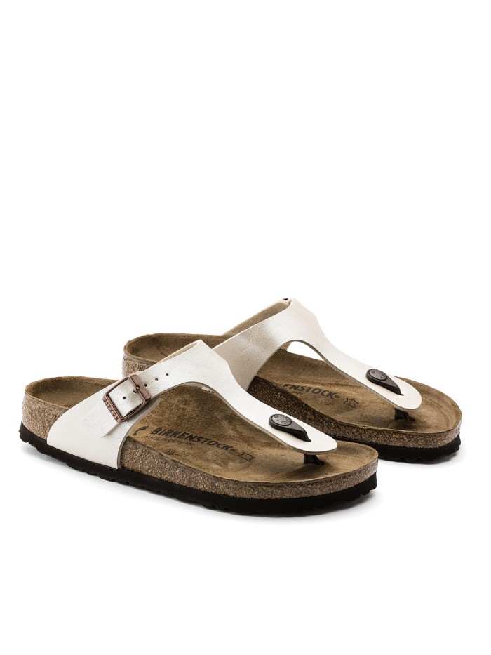 SANDALIAS DE DEDO BIRKENSTOCK GIZEH GRACEFUL PEARL WHITE