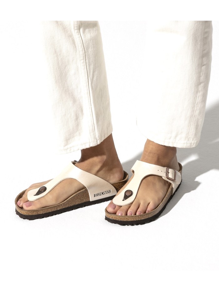 SANDALIAS DE DEDO BIRKENSTOCK GIZEH GRACEFUL PEARL WHITE