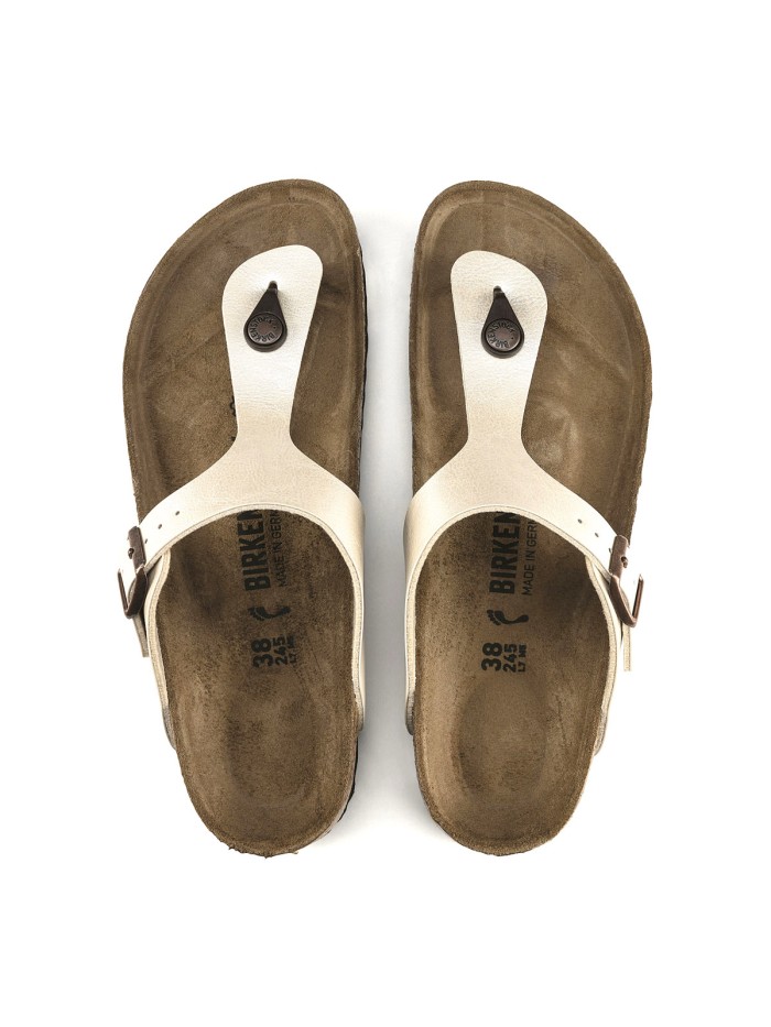 SANDALIAS DE DEDO BIRKENSTOCK GIZEH GRACEFUL PEARL WHITE