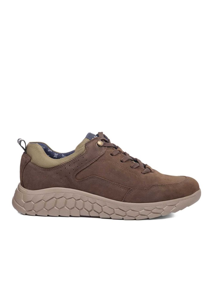 ZAPATILLA DE HOMBRE CON CORDONES TODOTERRENO MARRÓN CALLAGHAN Suv Cro