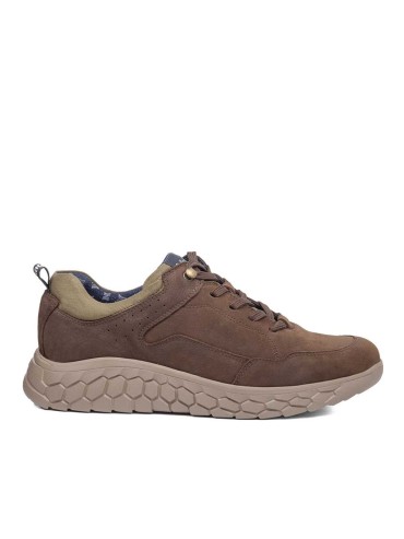 ZAPATILLA DE HOMBRE CON CORDONES TODOTERRENO MARRÓN CALLAGHAN Suv Cro