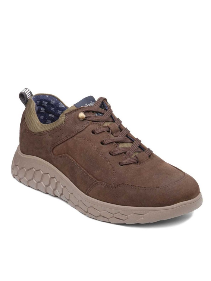 ZAPATILLA DE HOMBRE CON CORDONES TODOTERRENO MARRÓN CALLAGHAN Suv Cro