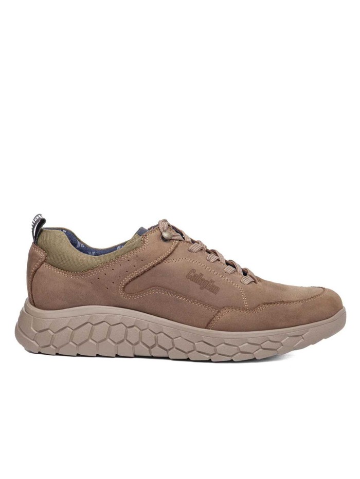ZAPATILLA DE HOMBRE CON CORDONES TODOTERRENO TAUPE CALLAGHAN Suv Cro