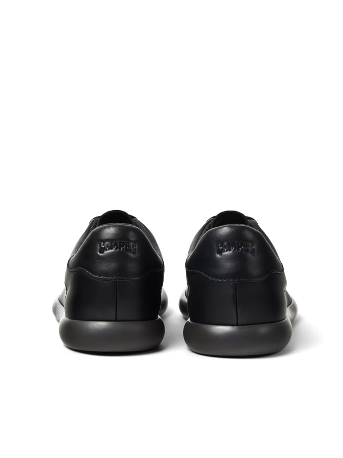 ZAPATILLAS CLÁSICAS DE PIEL CAMPER PELOTAS SOLLER K-101003-001 NEGRO