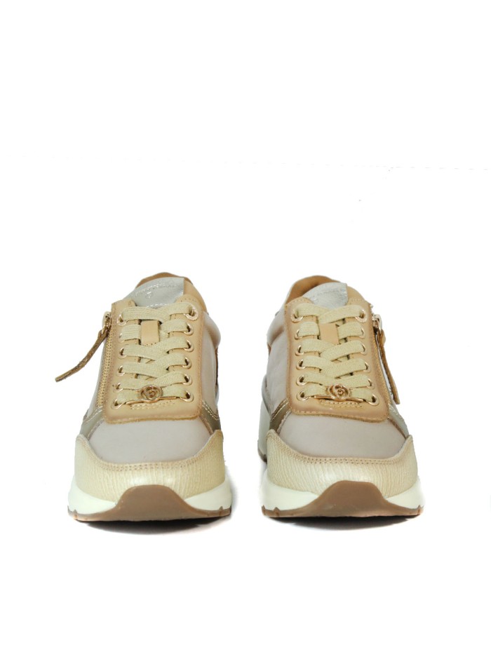 ZAPATILLAS CASUAL DE PIEL PARA MUJER BEIGE CARMELA 16182506