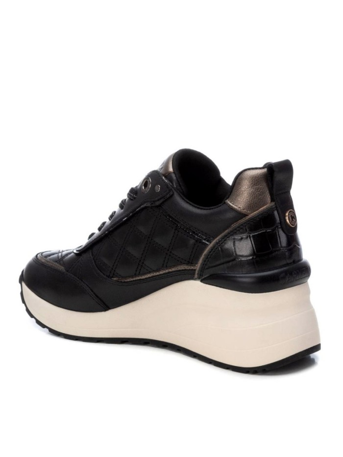 ZAPATILLAS DE PIEL PARA MUJER CARMELA 16184502 NEGRO