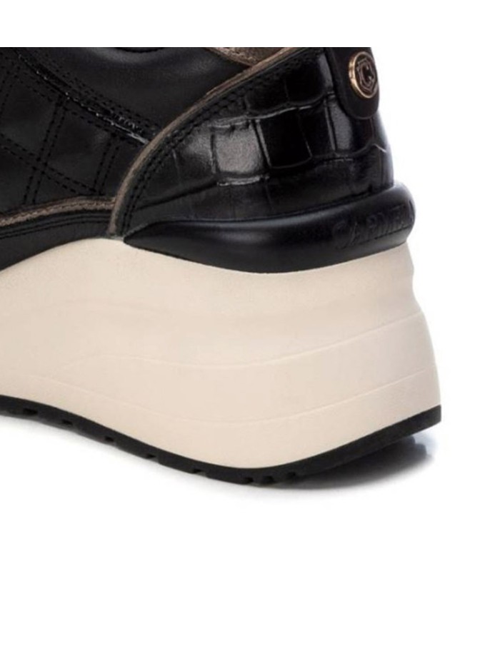 ZAPATILLAS DE PIEL PARA MUJER CARMELA 16184502 NEGRO