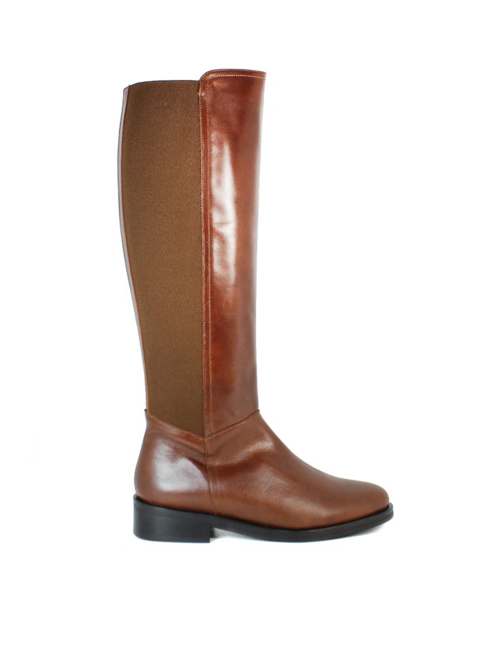 BOTA DE CAÑA ALTA EN PIEL CUERO DANSI MEREDIT 6872