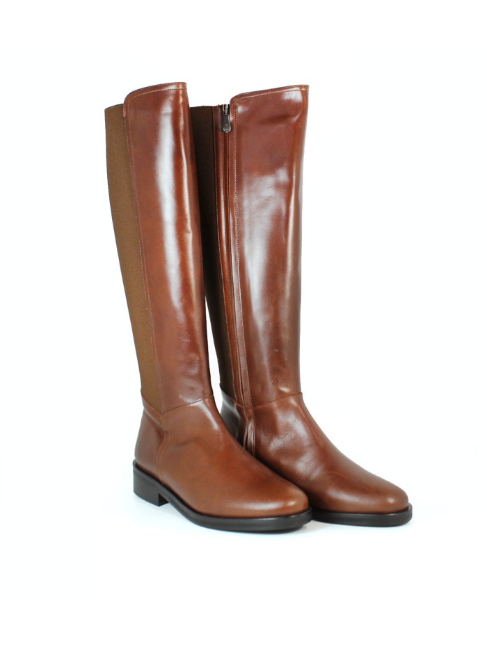 BOTA DE CAÑA ALTA EN PIEL CUERO DANSI MEREDIT 6872