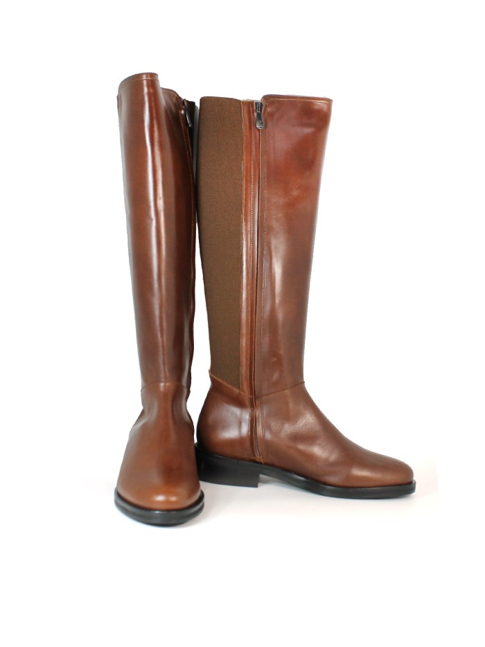 BOTA DE CAÑA ALTA EN PIEL CUERO DANSI MEREDIT 6872
