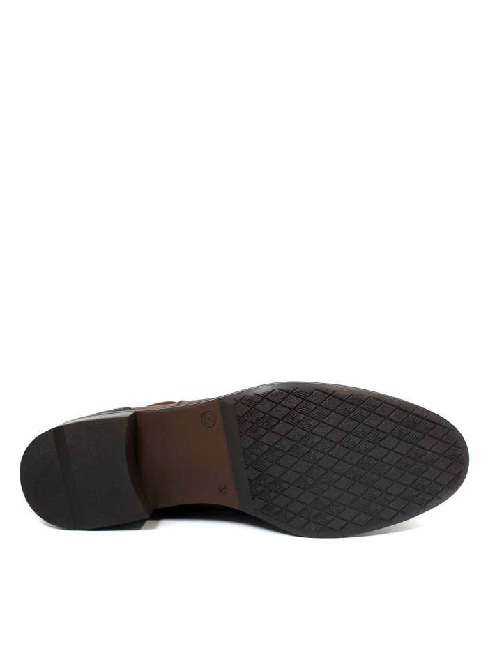 BOTÍN COMBINADO ESTILO CHELSEA DORKING TIERRA CUERO