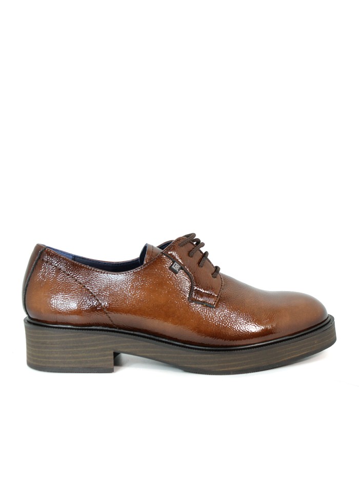 BLUCHER DE CHAROL PARA MUJER DORKING YDALI CUERO D-9387
