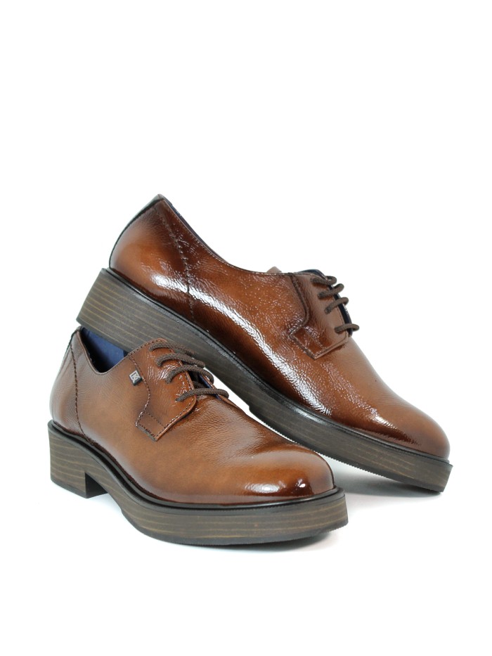 BLUCHER DE CHAROL PARA MUJER DORKING YDALI CUERO D-9387