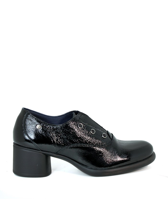 ZAPATOS NEGROS DE TACÓN EN CHAROL DORKING MACY D-9376
