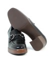 MOCASÍN NEGRO DE TACÓN DORKING CRISTEL D9155