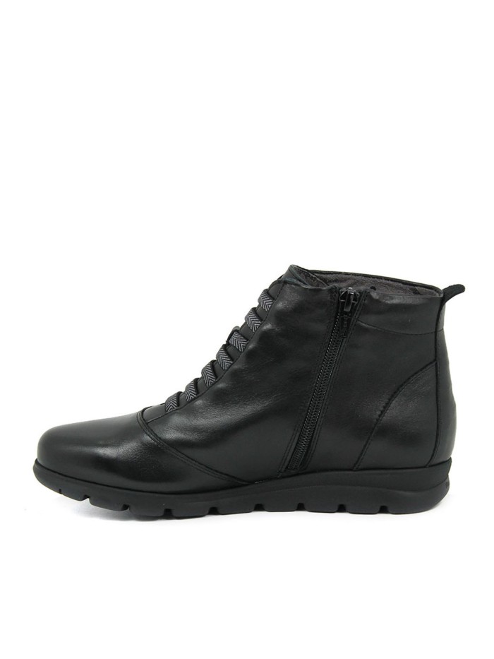 BOTINES CÓMODOS DE MUJER NEGROS FLUCHOS SUSAN F0356 NEGRO