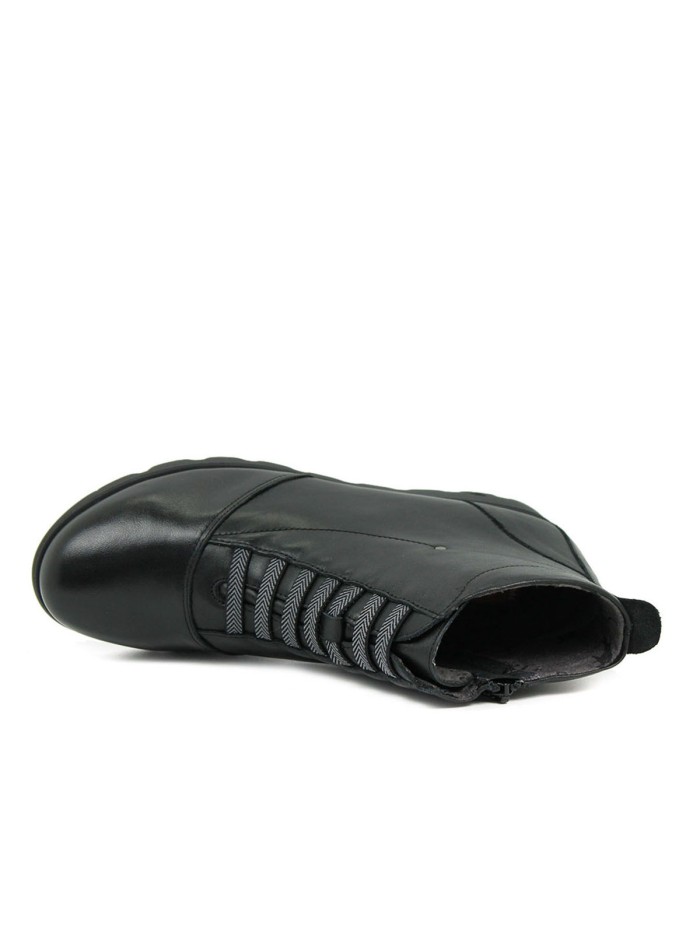 BOTINES CÓMODOS DE MUJER NEGROS FLUCHOS SUSAN F0356 NEGRO