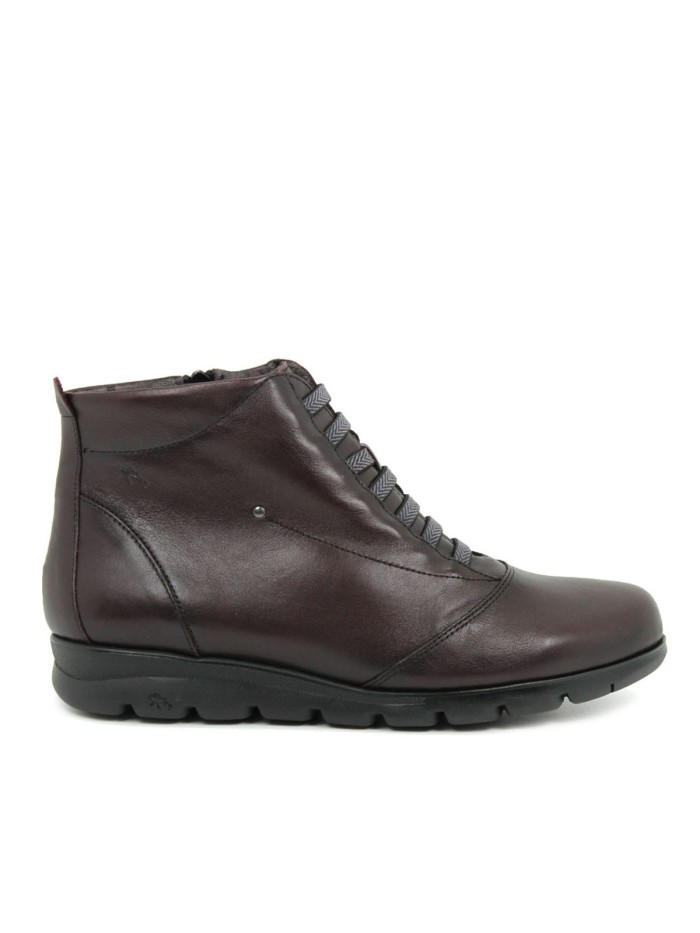 BOTINES CÓMODOS MUJER BURDEOS FLUCHOS SUSAN F0356