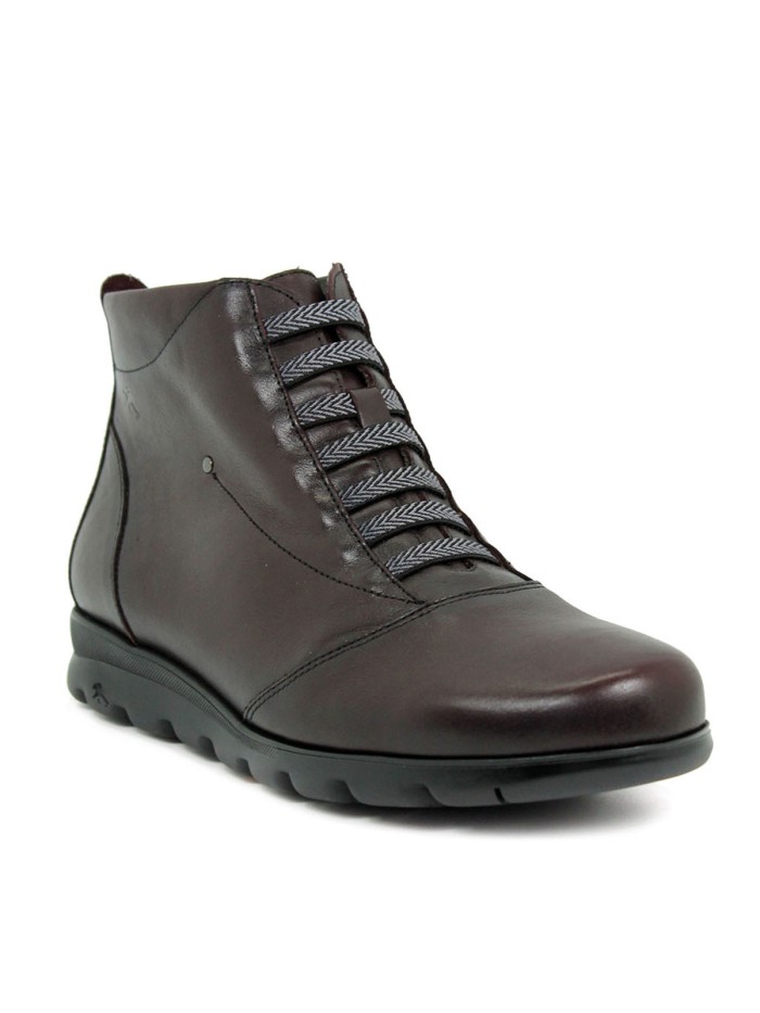 BOTINES CÓMODOS MUJER BURDEOS FLUCHOS SUSAN F0356