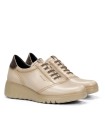 ZAPATO DEPORTIVO CON ELÁSTICOS FLUCHOS LIVE F2096 BEIGE