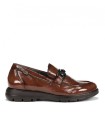 MOCASÍN DE CHAROL MARRÓN FLUCHOS GLADIS F1794
