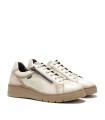 ZAPATO BEIGE DE SPORT EN CHAROL CON CREMALLERA FLUCHOS POMPAS F1666
