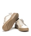 ZAPATO BEIGE DE SPORT EN CHAROL CON CREMALLERA FLUCHOS POMPAS F1666