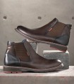BOTA DE PIEL CHELSEA MARRÓN DE HOMBRE FLUCHOS TERRY F1343