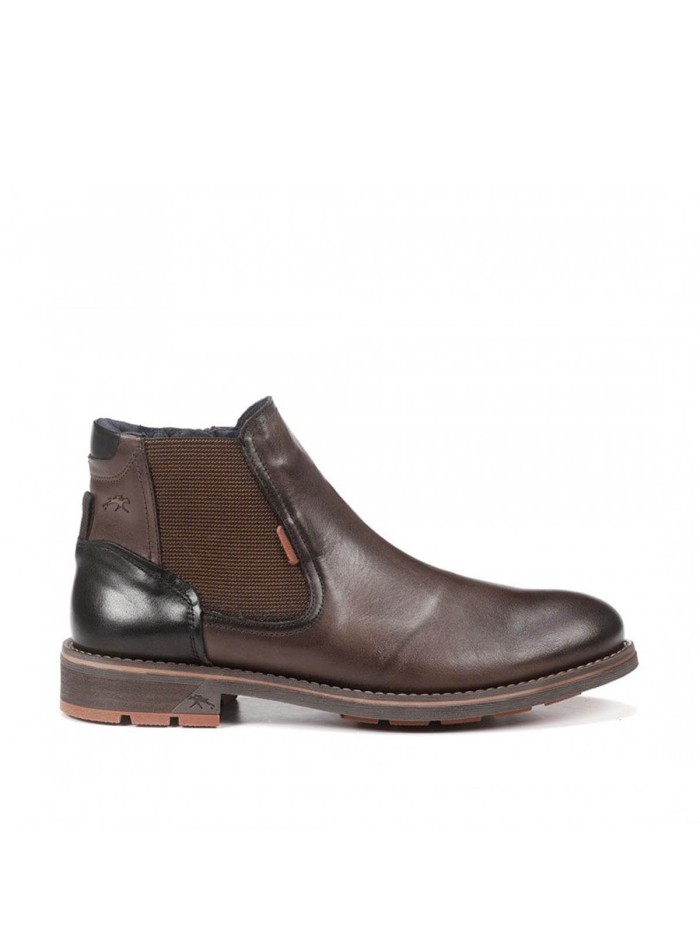 BOTA DE PIEL CHELSEA MARRÓN DE HOMBRE FLUCHOS TERRY F1343