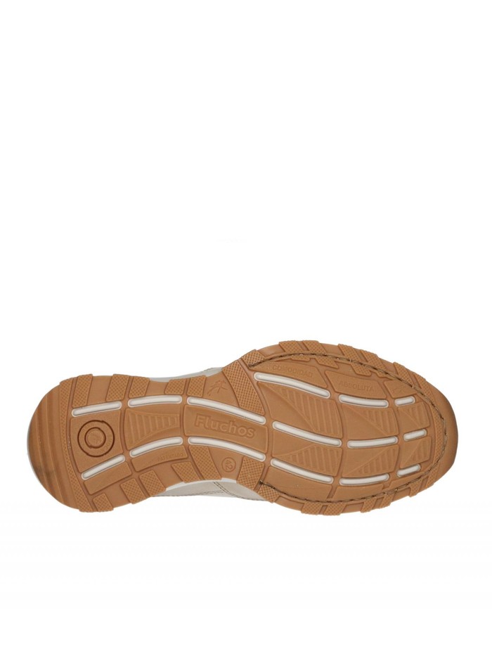 ZAPATILLAS DE PIEL PARA HOMBRE BEIGE FLUCHOS WALTER F2082