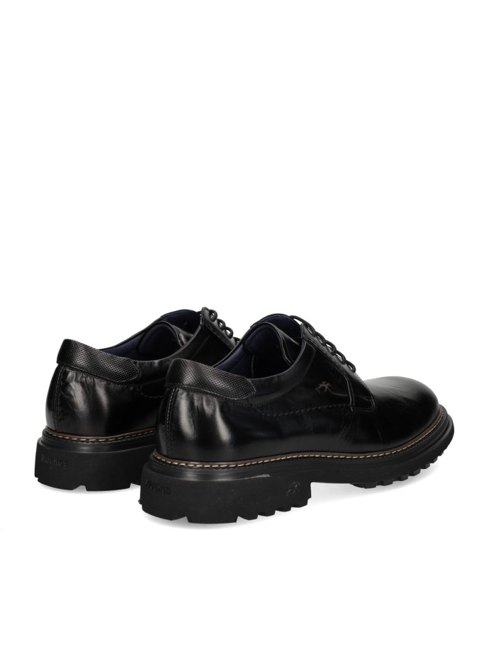 BLUCHER DE PIEL NEGRO FLUCHOS LINCON 2054