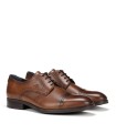 ZAPATO DE PIEL CON CORDONES MARRÓN FLUCHOS ASGARD F1885