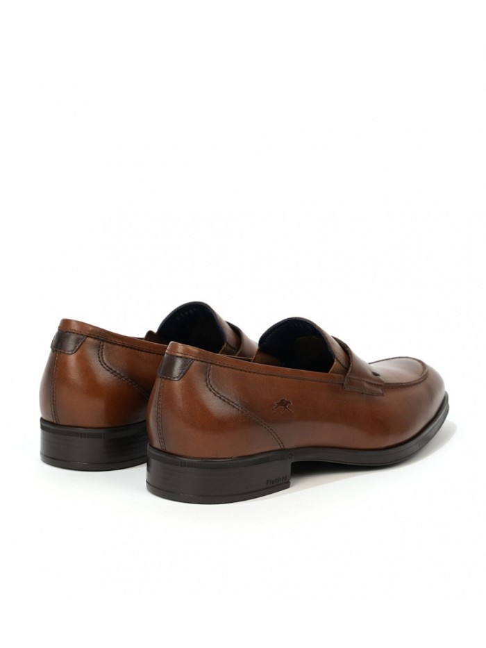 MOCASÍN DE PIEL HOMBRE FLUCHOS HABANA 1890 CAMEL