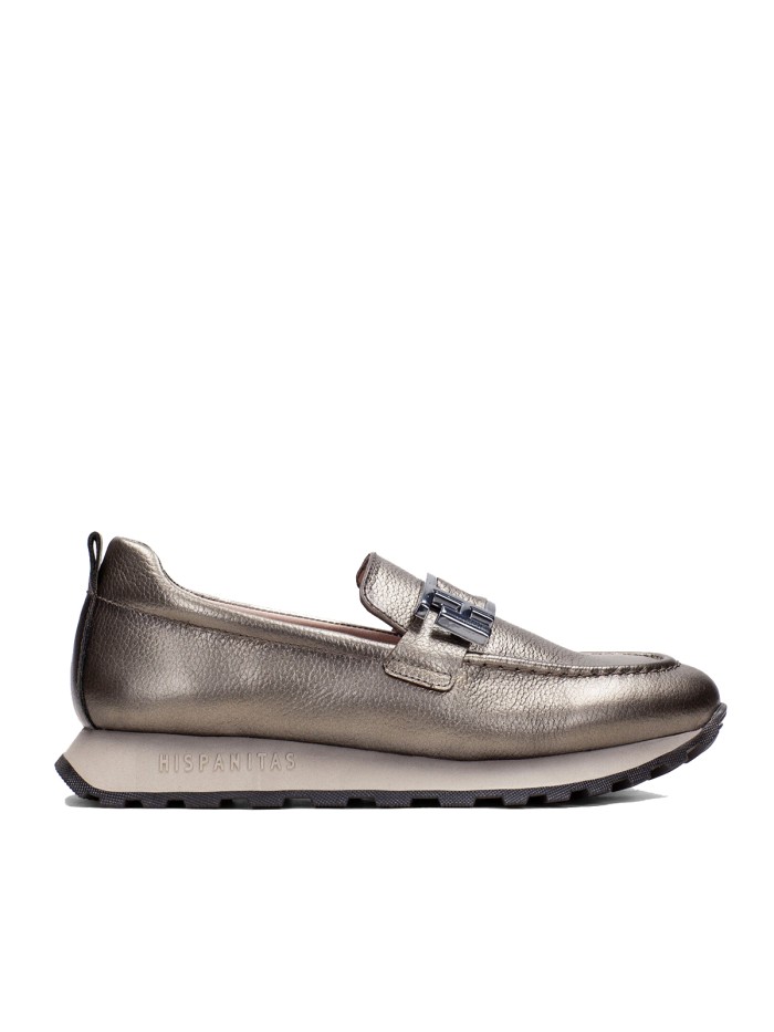 MOCASÍN DE SPORT PARA MUJER HISPANITAS LOIRA HI243621 PLOMO