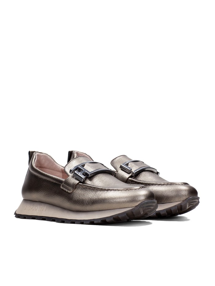 MOCASÍN DE SPORT PARA MUJER HISPANITAS LOIRA HI243621 PLOMO