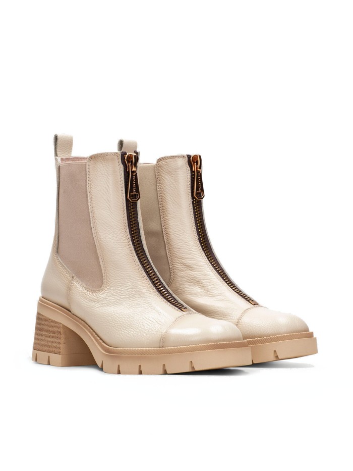 BOTÍN BEIGE DE TACÓN HISPANITAS EVEREST HI243636